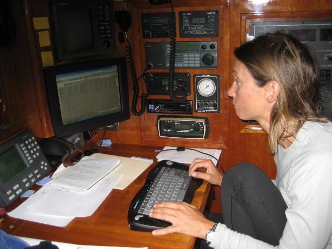 Kara Forman (shown here in the Transatlantic Race 2011) will once again join her father Bob Forman aboard Jacqueline IV for the Transatlantic Race 2015 © Bob Forman